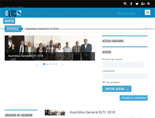 Tablet Screenshot of eltcvalencia.com
